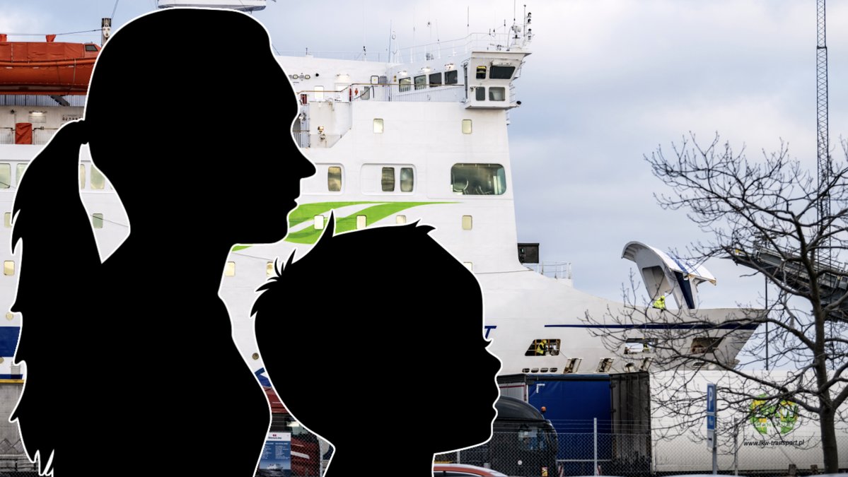 Händelsen inträffade på en färja mellan Polen och Sverige. 