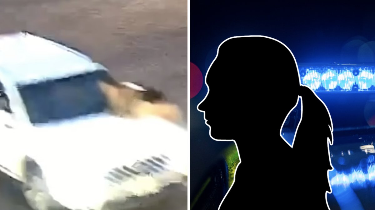 Melody Maldonado hoppade upp på motorhuven för att rädda sina barn.