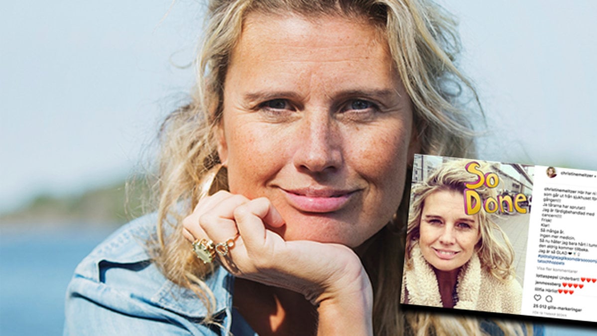 Christine Meltzer är färdigbehandlad från sin bröstcancer.
