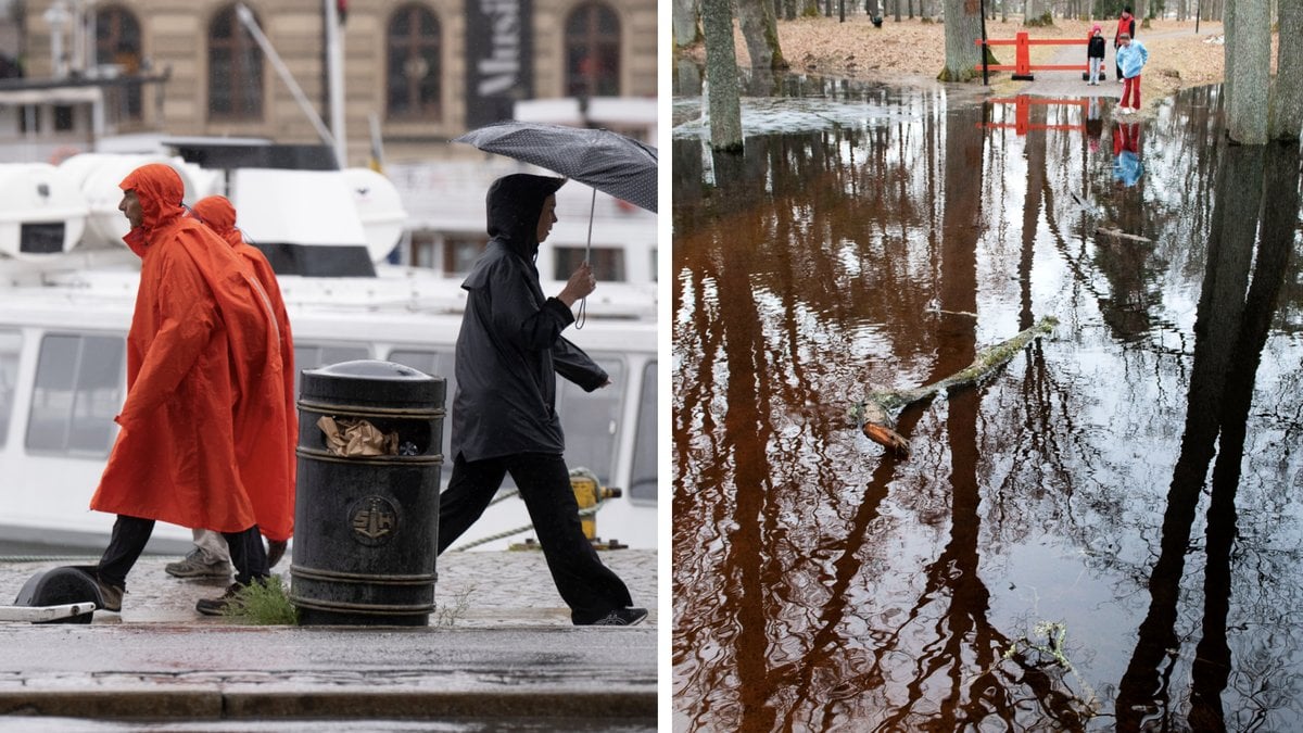 SMHI varnar för regn och risk för översvämning – kommunen vädjar om hjälp: Ostadigt väderläge