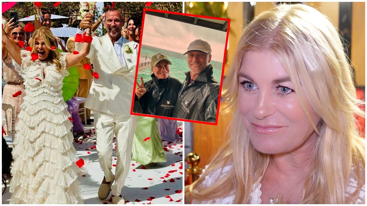 Pernilla och Christians smekmånad spenderades i Sri Lanka och Maldiverna.