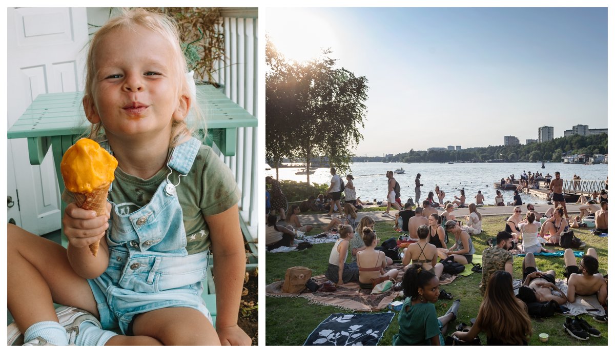 Vädret skiljer sig åt mellan sommarmånaderna historiskt sett.