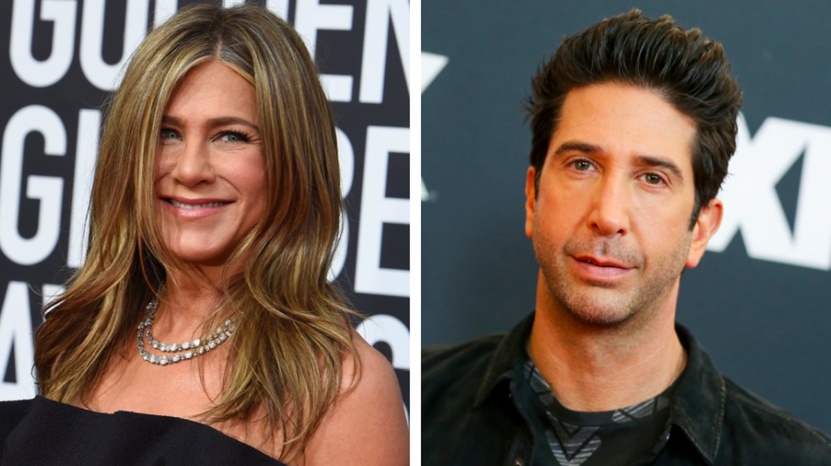Jennifer Aniston och David Schwimmer. 