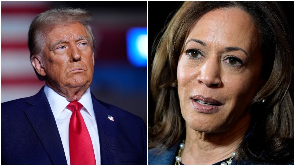 Donald Trump och Kamala Harris kandiderar till att bli president i USA 2024.