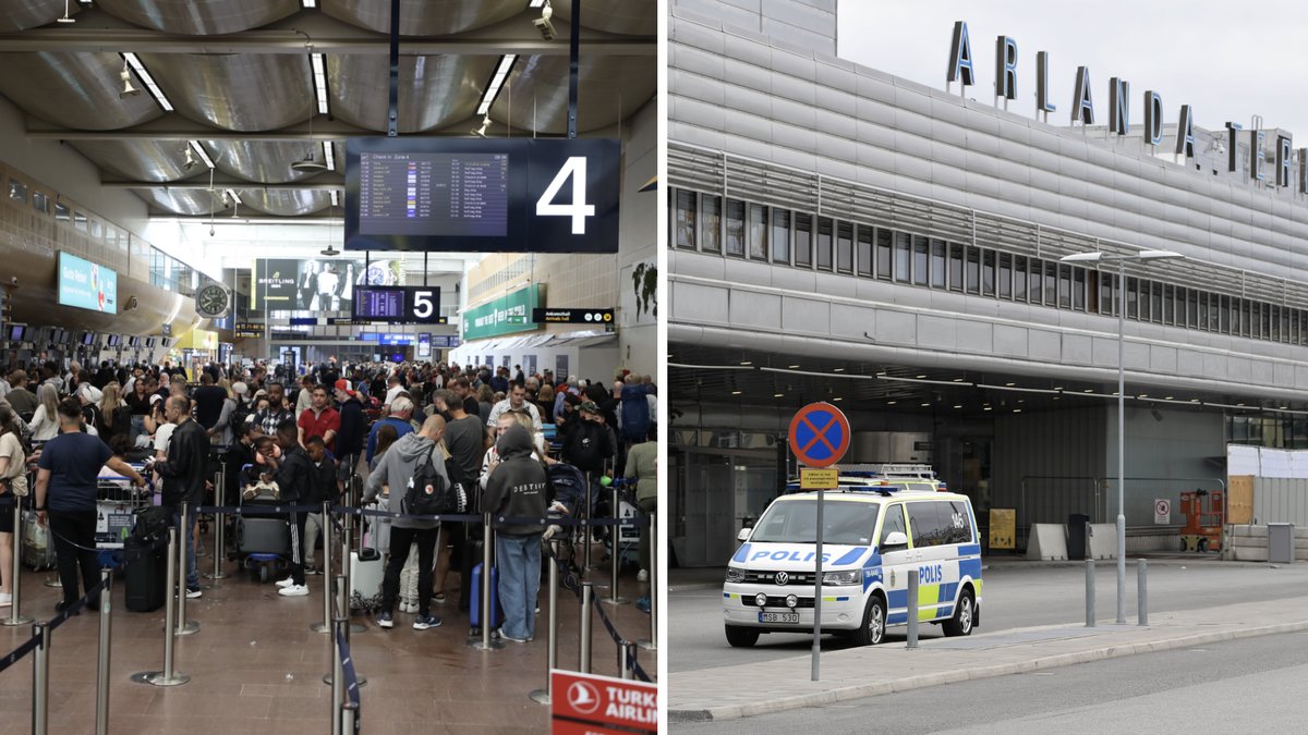 Misstänkt farligt föremål på Arlanda – bombskyddet på väg 