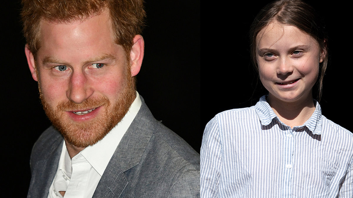 Prins Harry och svenska Greta Thunberg