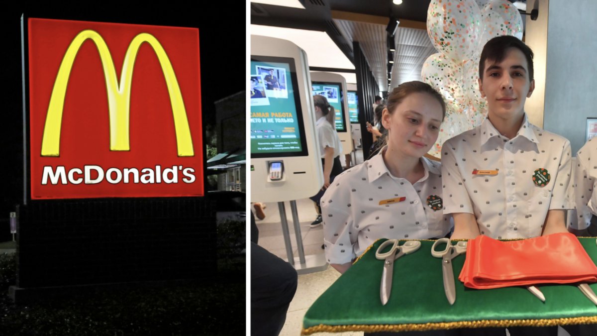 Ryska McDonald's har öppnat.