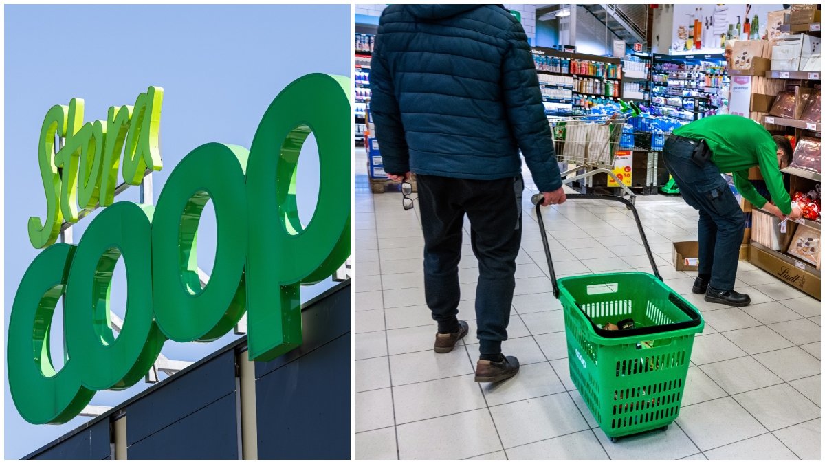 Försenade leveranser till Coop-butiker har gjort att hyllor stått tomma. 