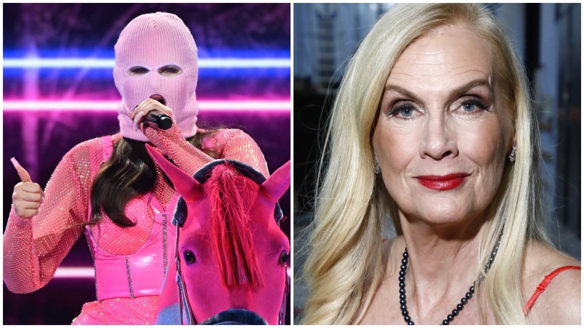 Fröken Snusk och Gunilla Persson tävlar i Melodifestivalen 2024.