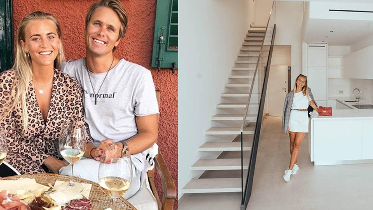 Jon Olsson och Janni Deler visar nya lägenheten i Monaco