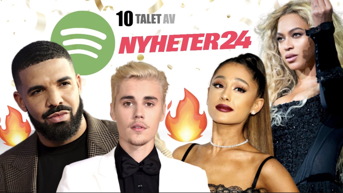 Här är årtiondets populäraste låtar. 