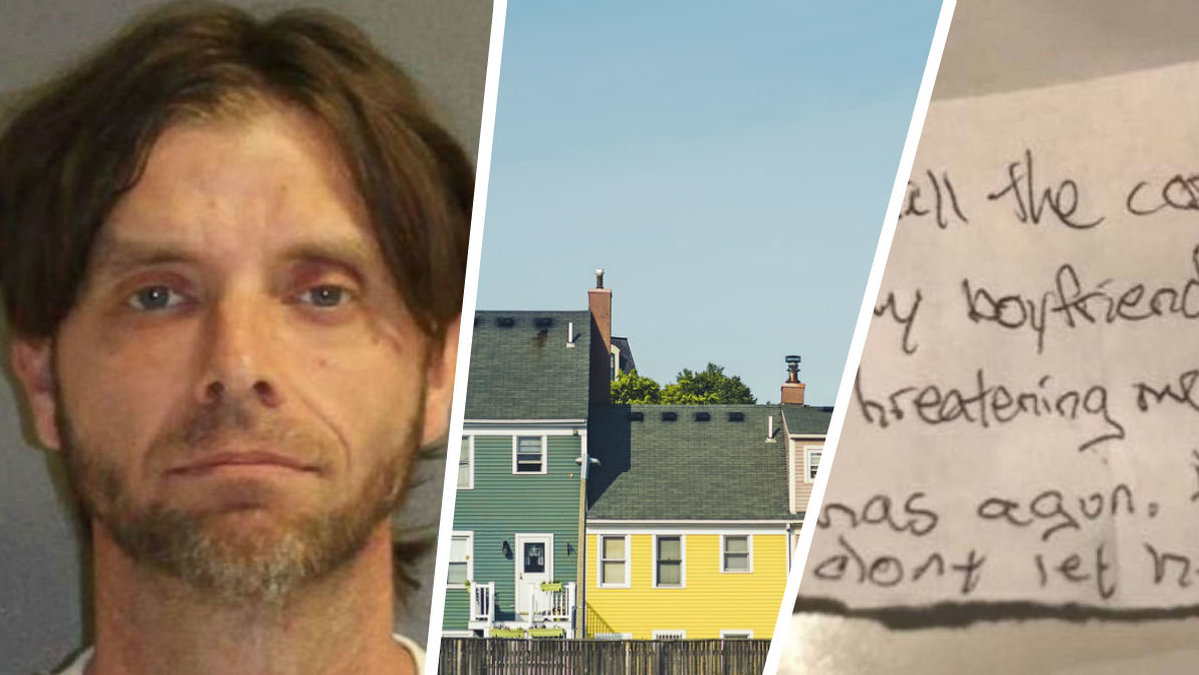 En kvinna lyckades smyga in en lapp till sin veterinär – kan ha räddat hennes liv. 
