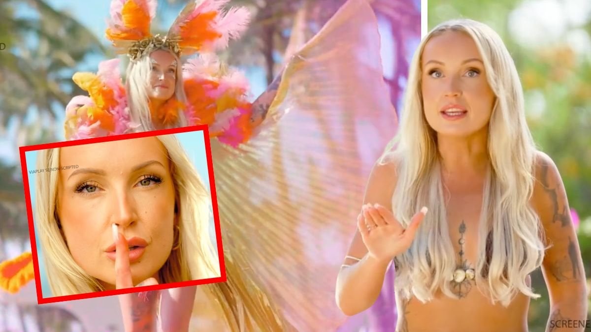 Linn Kihlén hyschar och sitter i synk i Paradise Hotel