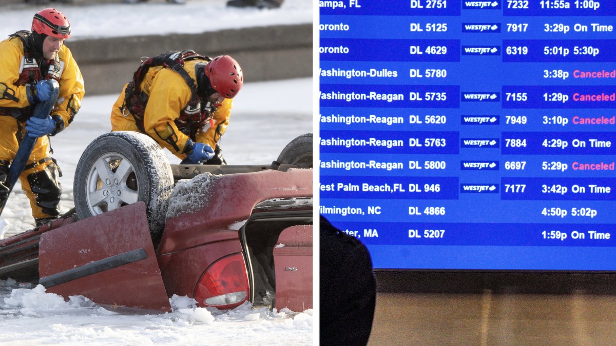 Miljoner drabbas av vinterstorm i USA: Ett nödläge