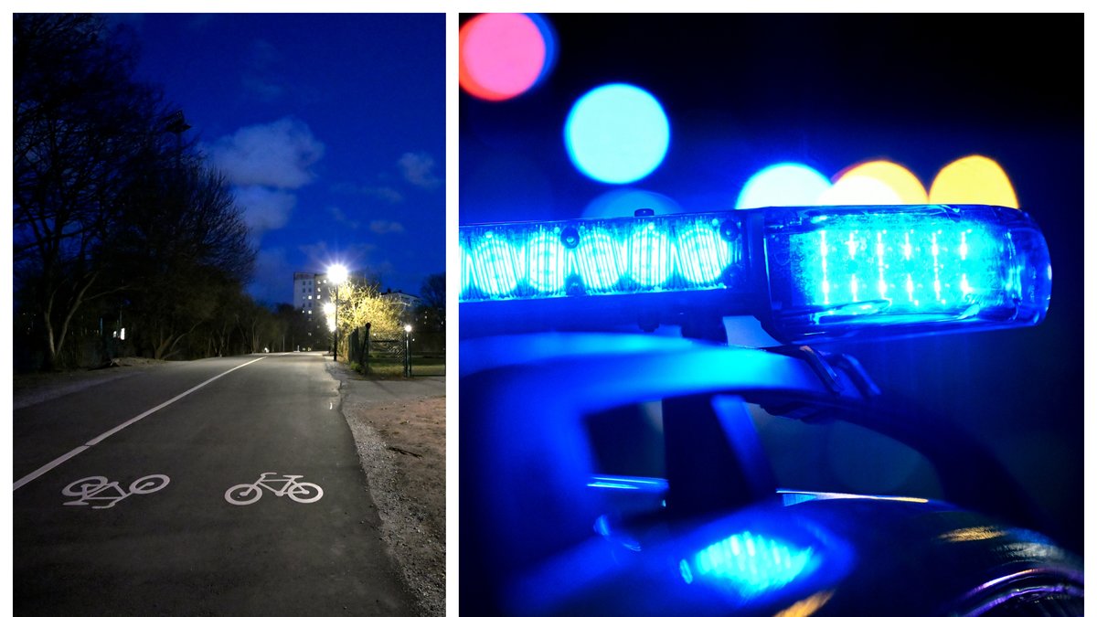 Pojken hittades skjuten på en cykelbana i Sandviken. Bilderna är genrebilder.