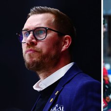 Andreas Falk vänster. Brendan Shinnimin höger.