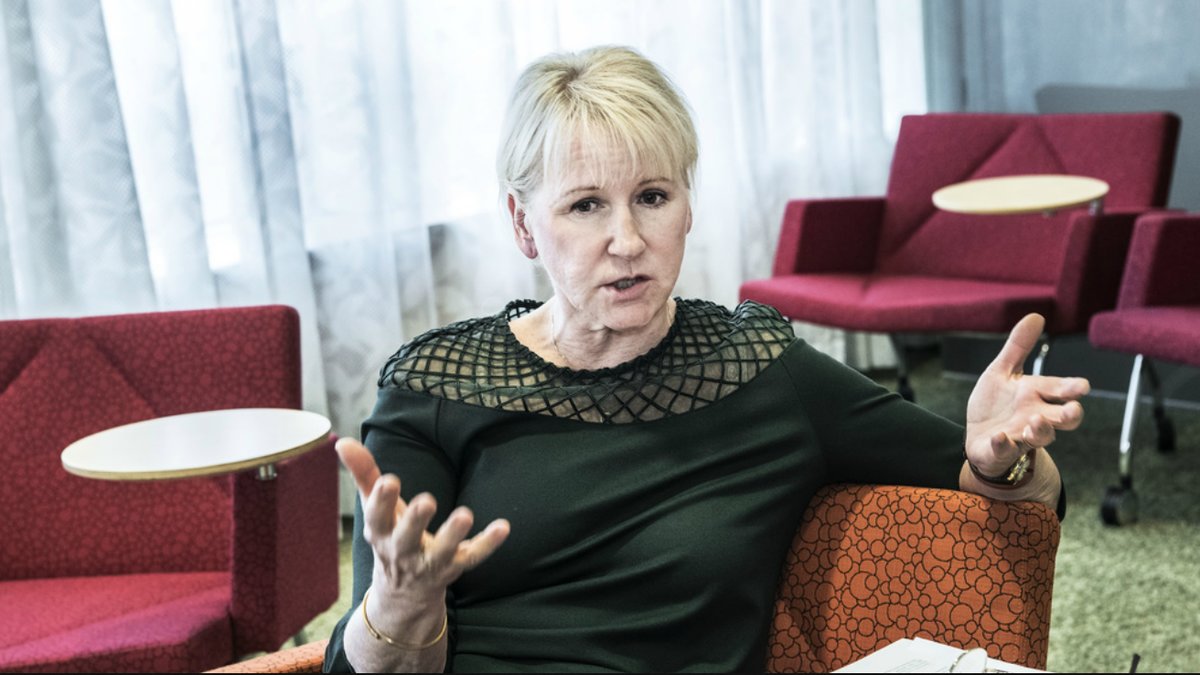 Margot-Wallstrom-avgar-som-utrikesminister. 