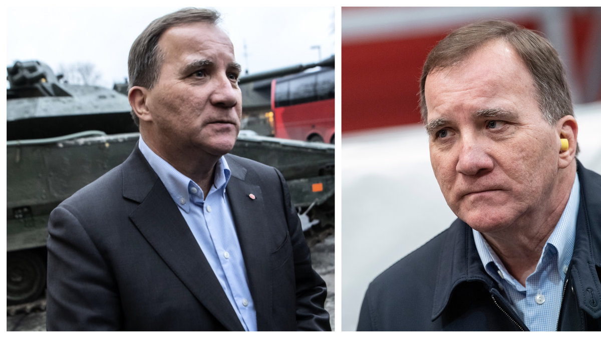 Då avgår Stefan Löfven (S).