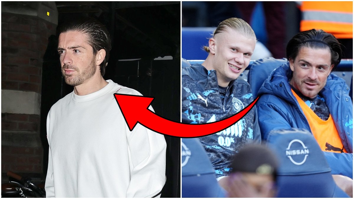 Erling Haaland och Jack Grealish