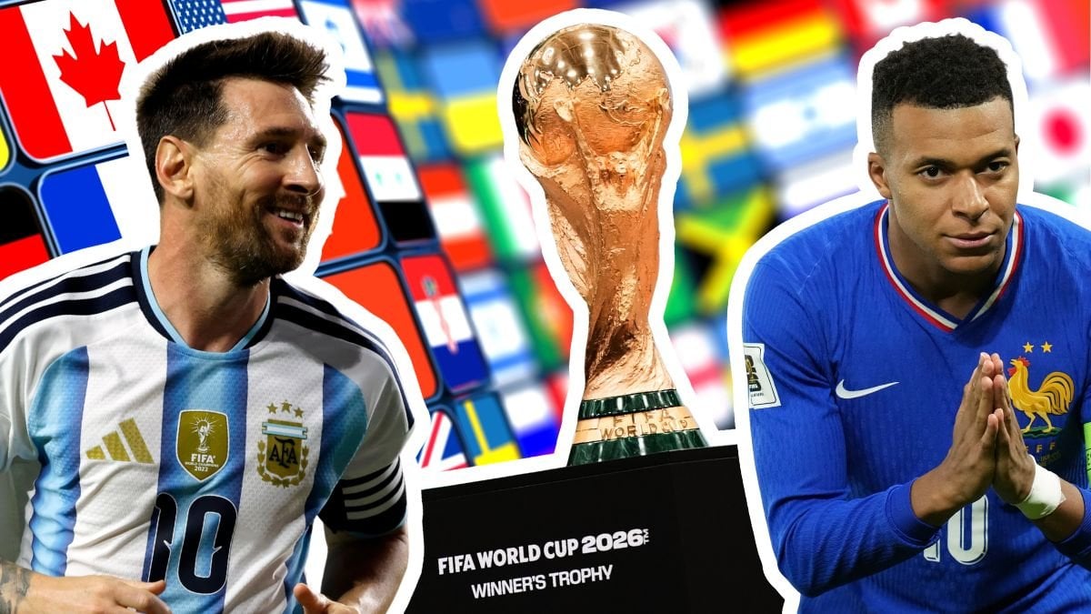Flaggor, Lionel Messi, VM-bucklan 2026 och Kylian Mbappé