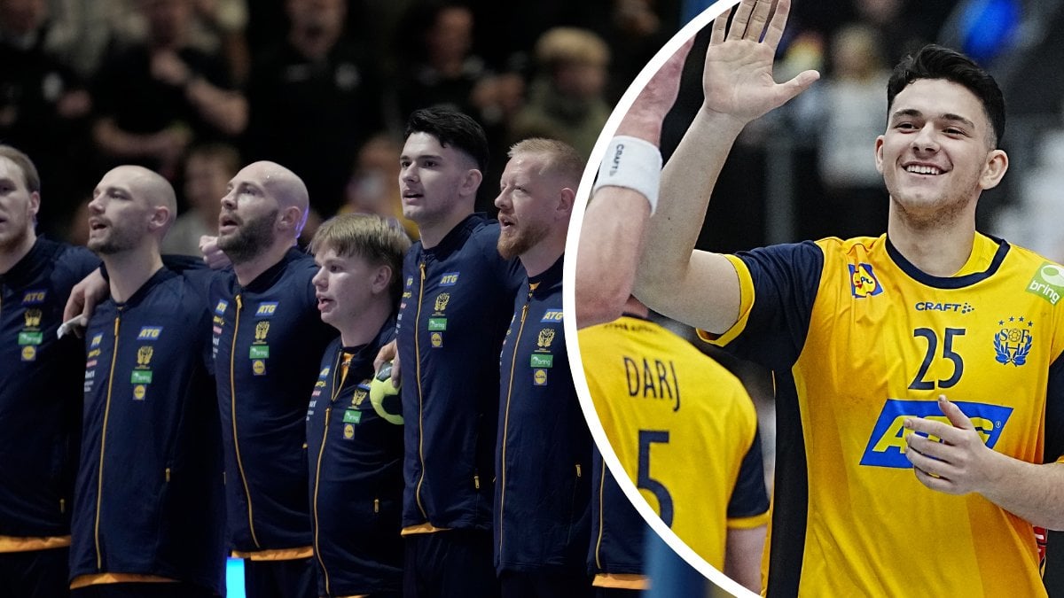 Sverige mot Brasilien.