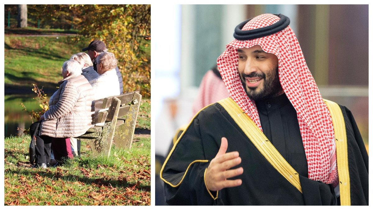 Saudiska kronprinsen Mohammed bin Salman Saudiarabien Ryadh Pension Pensionsfonden Pensionär