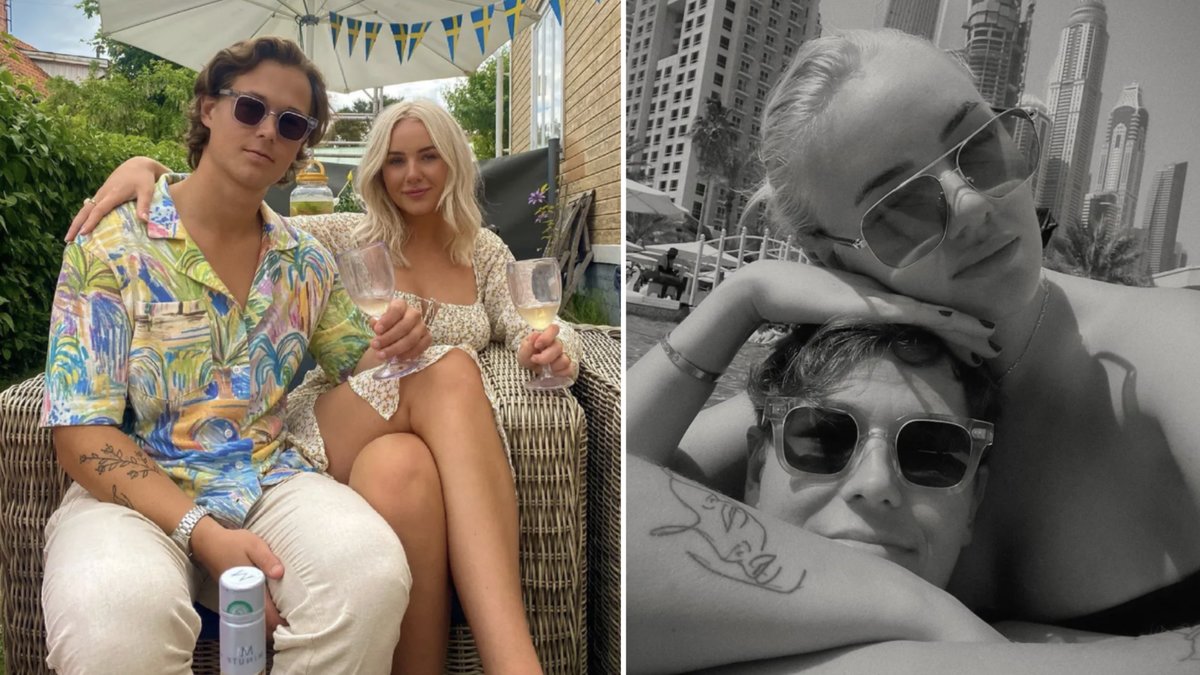 Linn Ahlborg och pojkvännen Carl Linder har gjort slut