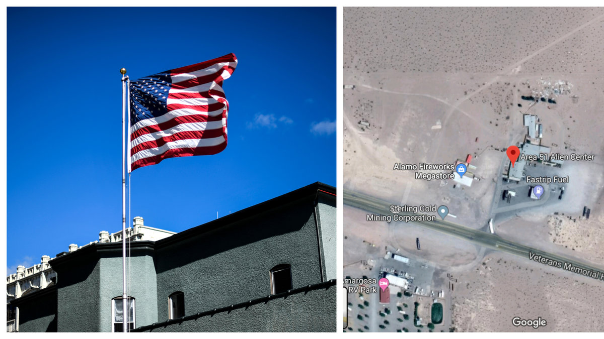 Flygvapnet varnar de som vill storma Area 51.