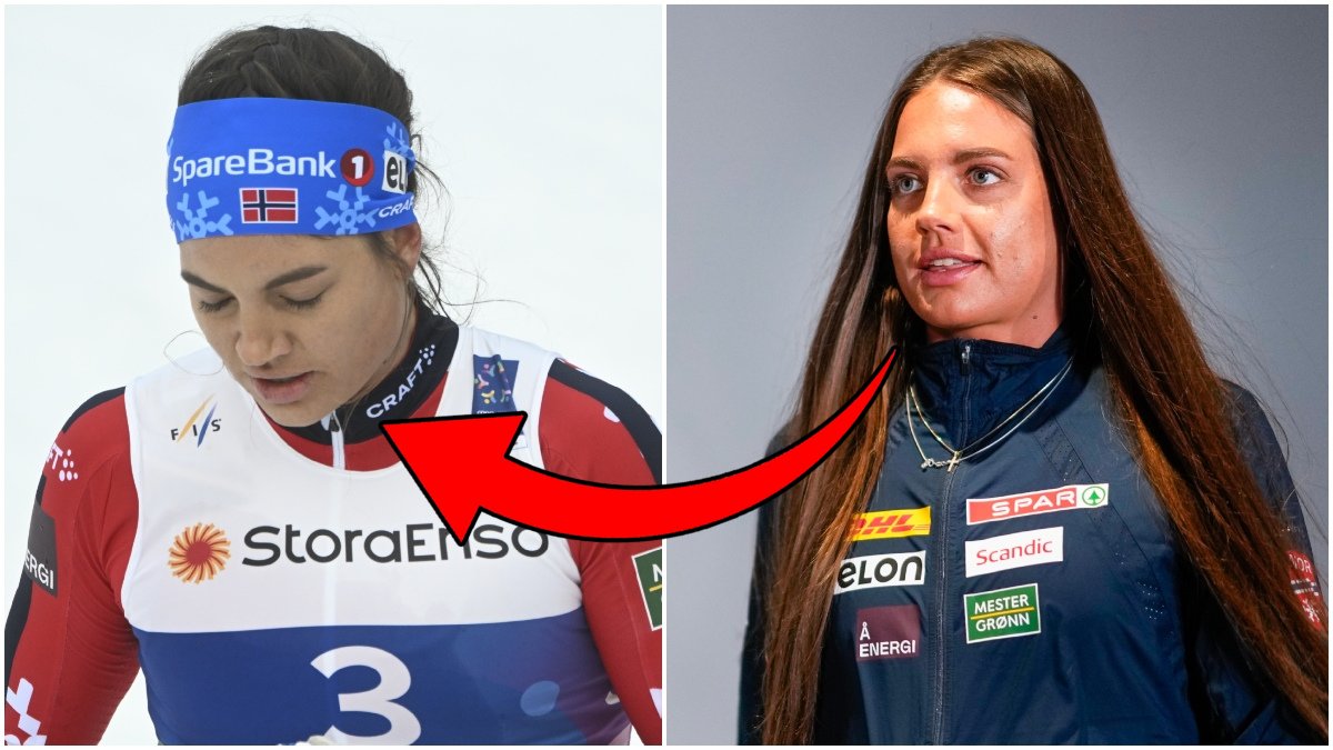 Kristine Stavås Skistad i samband med en tävling