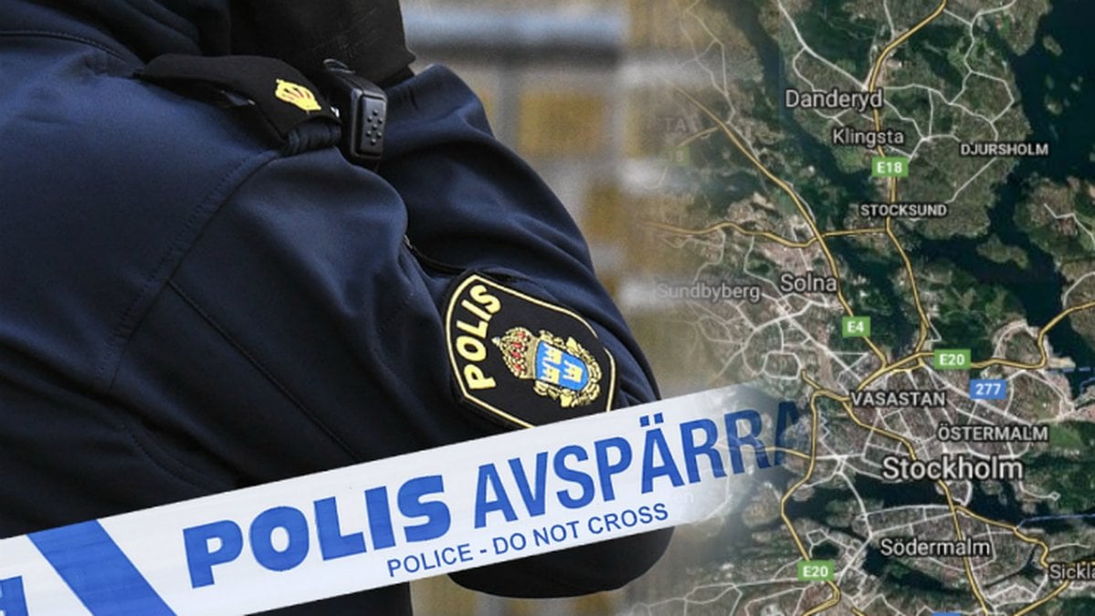Gärningsman jagas vid Gamla Stan i Stockholm