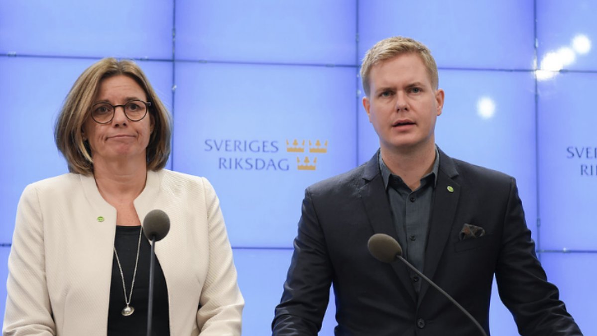 Isabella Lövin och Gustav Fridolin