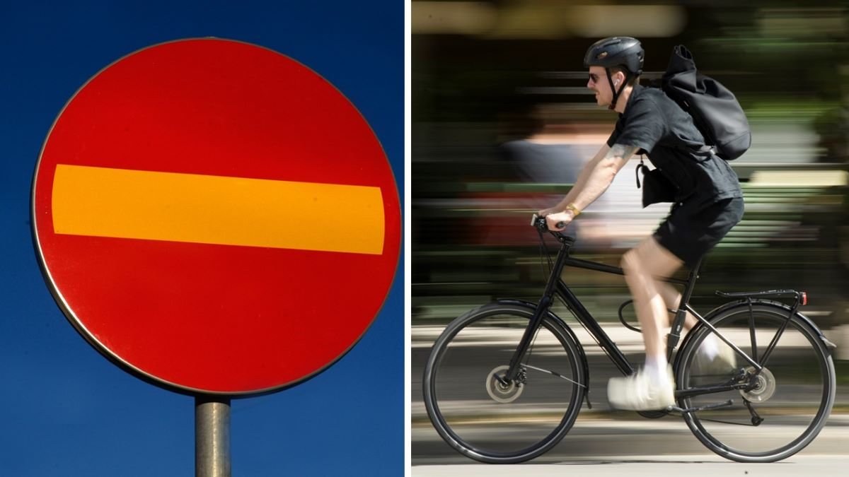 Cykla mot enkelriktat