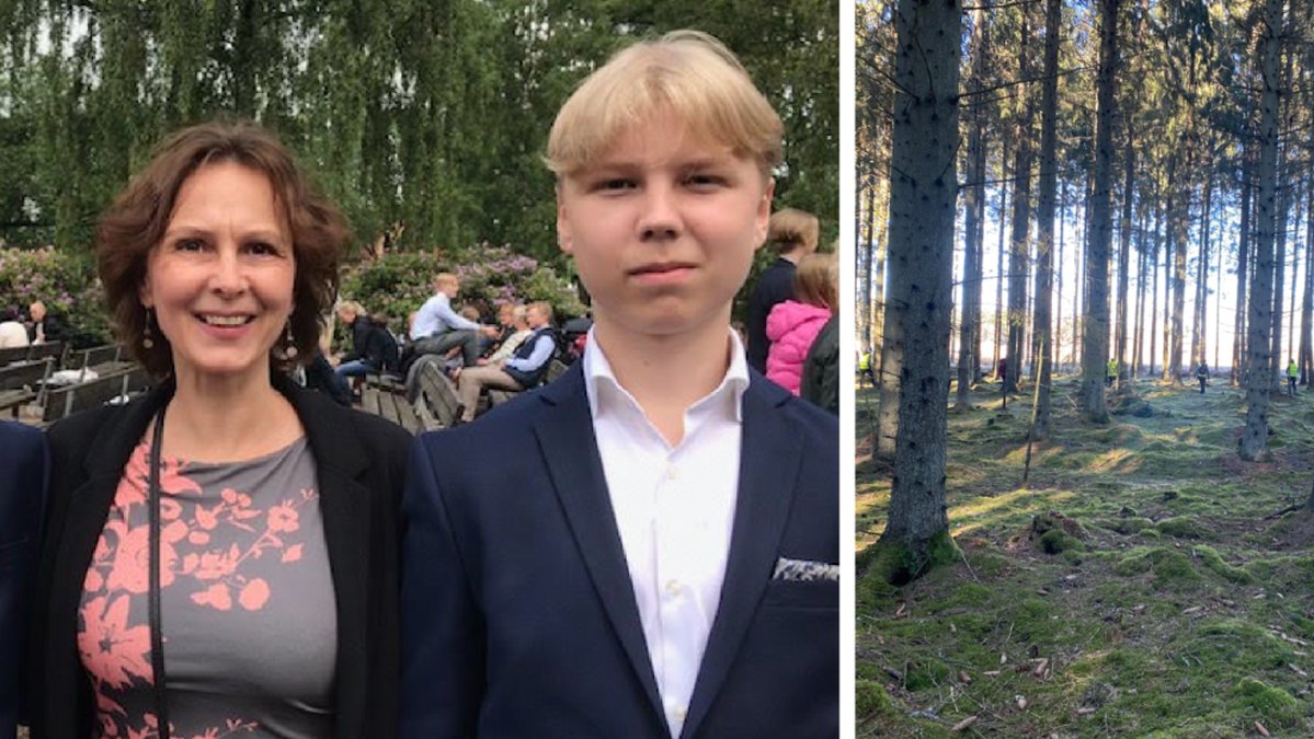 Erika Borg och sonen Mattias.