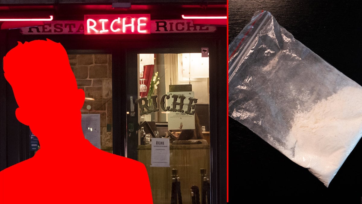 Kändisvännen greps på Riche