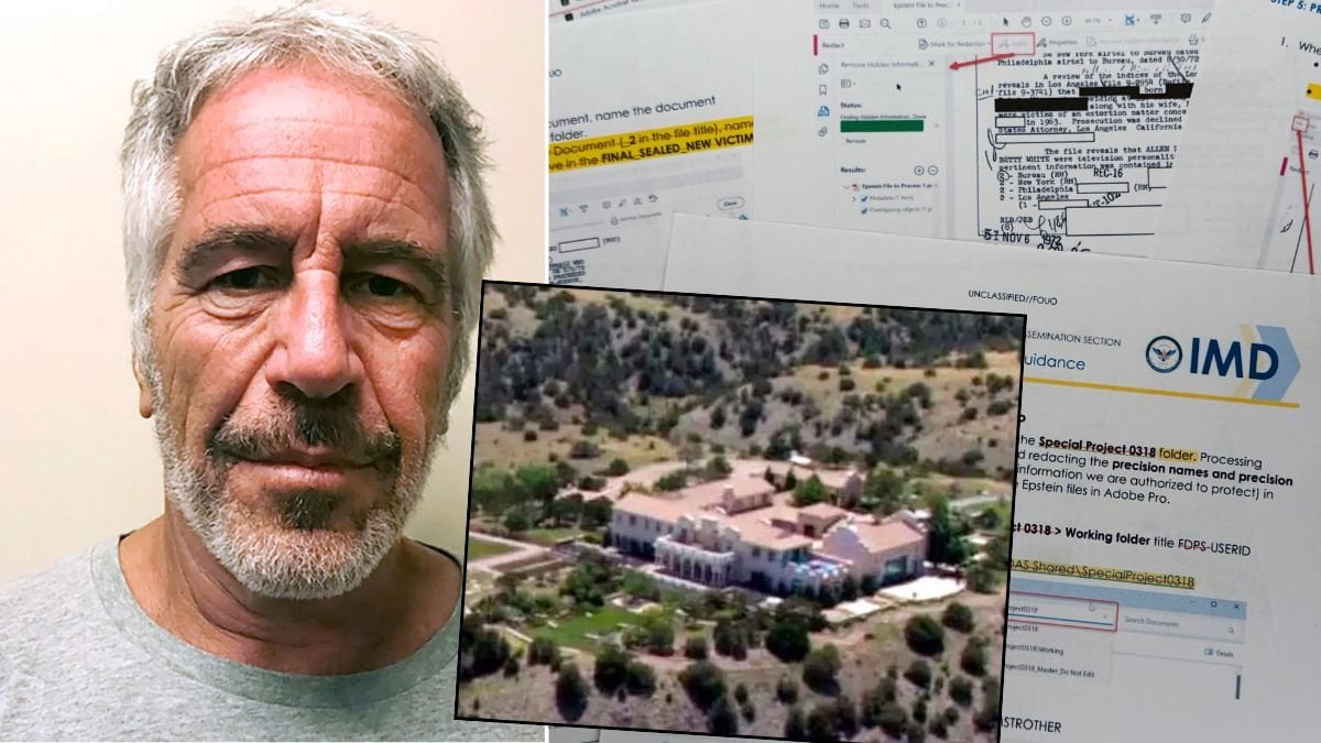 Jeffrey Epstein, läckta mejl och Epsteins ranch i New Mexico.