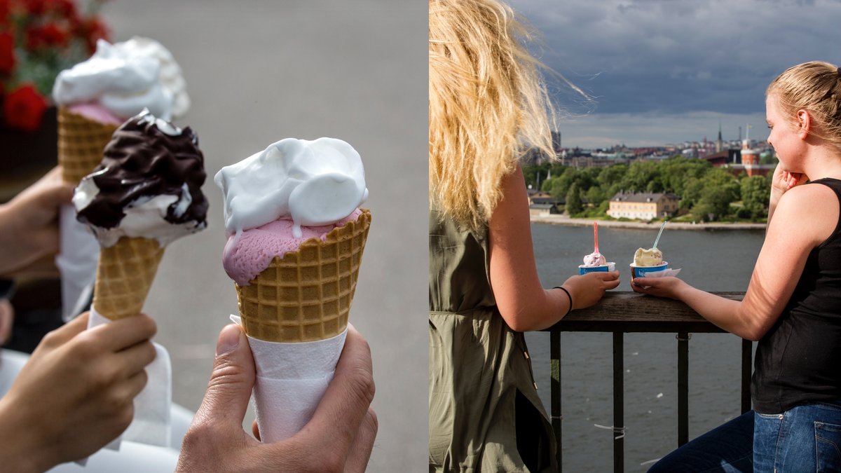 Fem av Stockholms glasställen