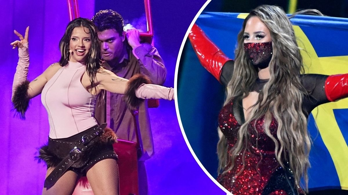 Dara från Bulgarien i finalen av Eurovision Song Contest 2026 och Sveriges representant Felicia