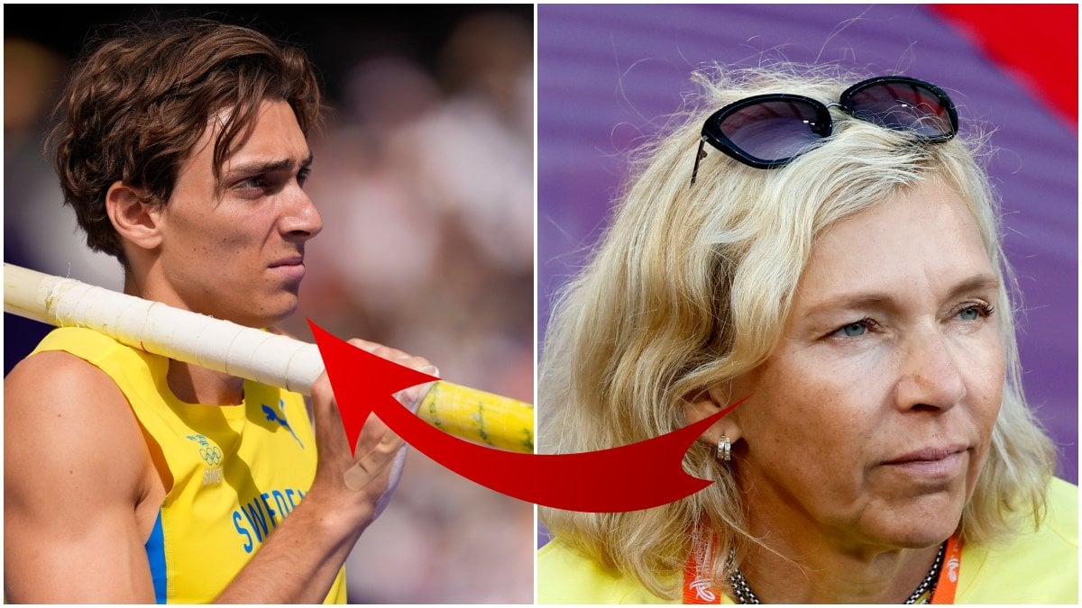 Armand Duplantis och Helena Duplantis