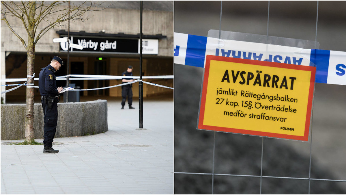 Explosionen i Vårby Gård dödade en man i 60-års åldern.