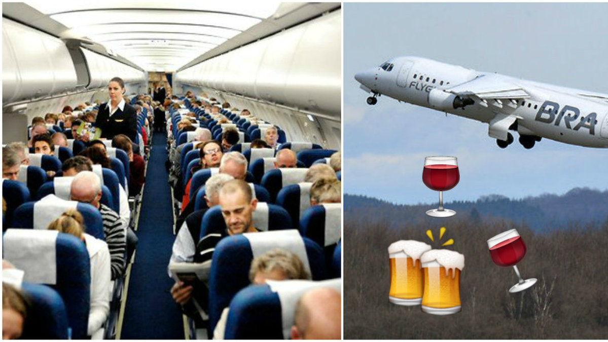 Fullsatt flygplan 