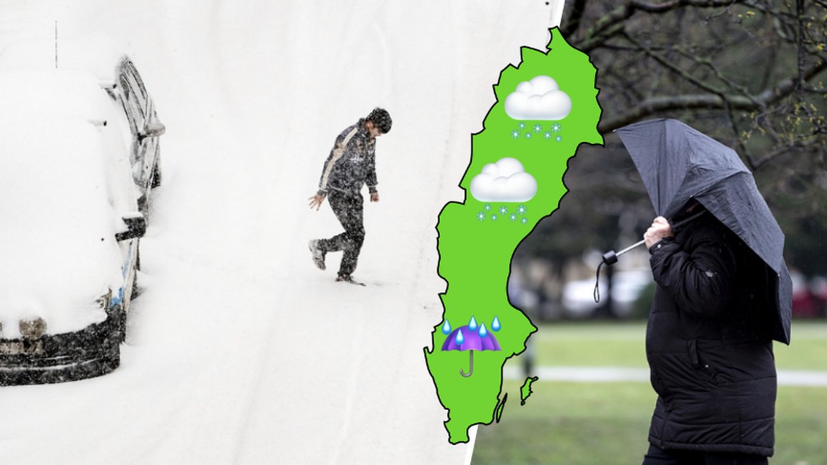 SMHI varnar för snöchock