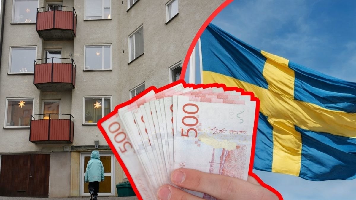 Bostadsrätt, pengar, svenska flagga