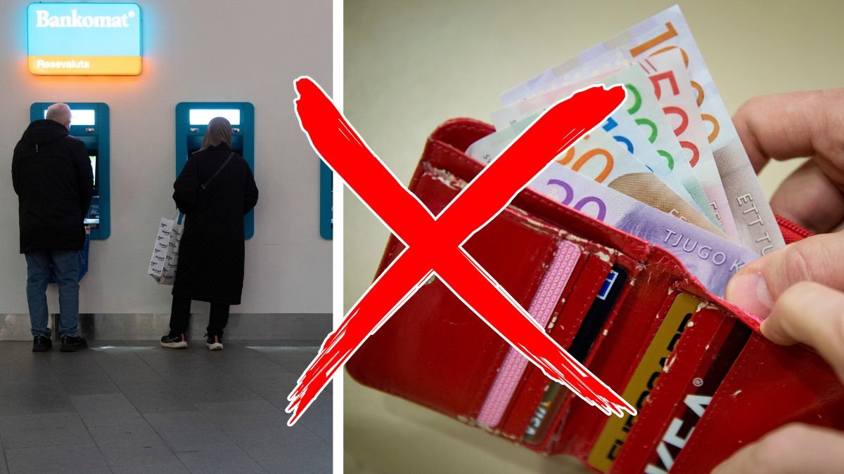 Bankomater, plånbok