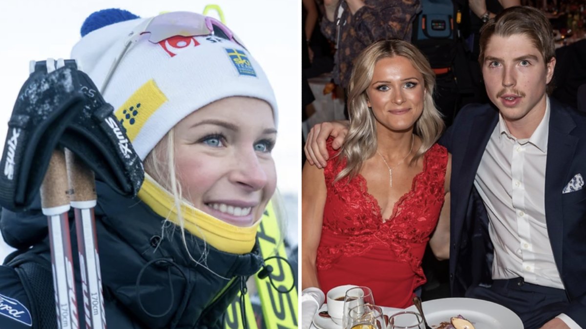 Frida Karlsson och William Poromaa är ett skidåkande par.