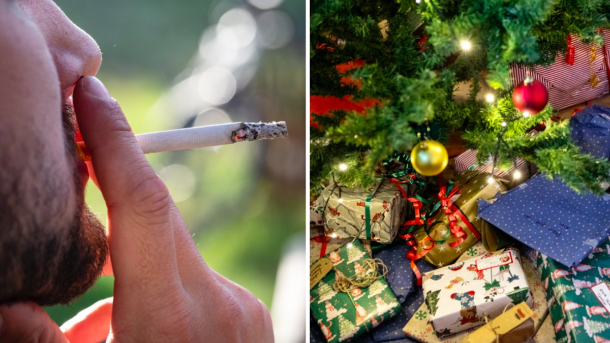 Rökare och julklappar. 