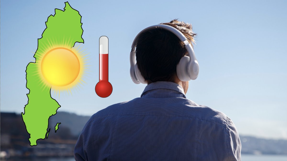SMHIs glädjeprognos – här blir det varmt i veckan.