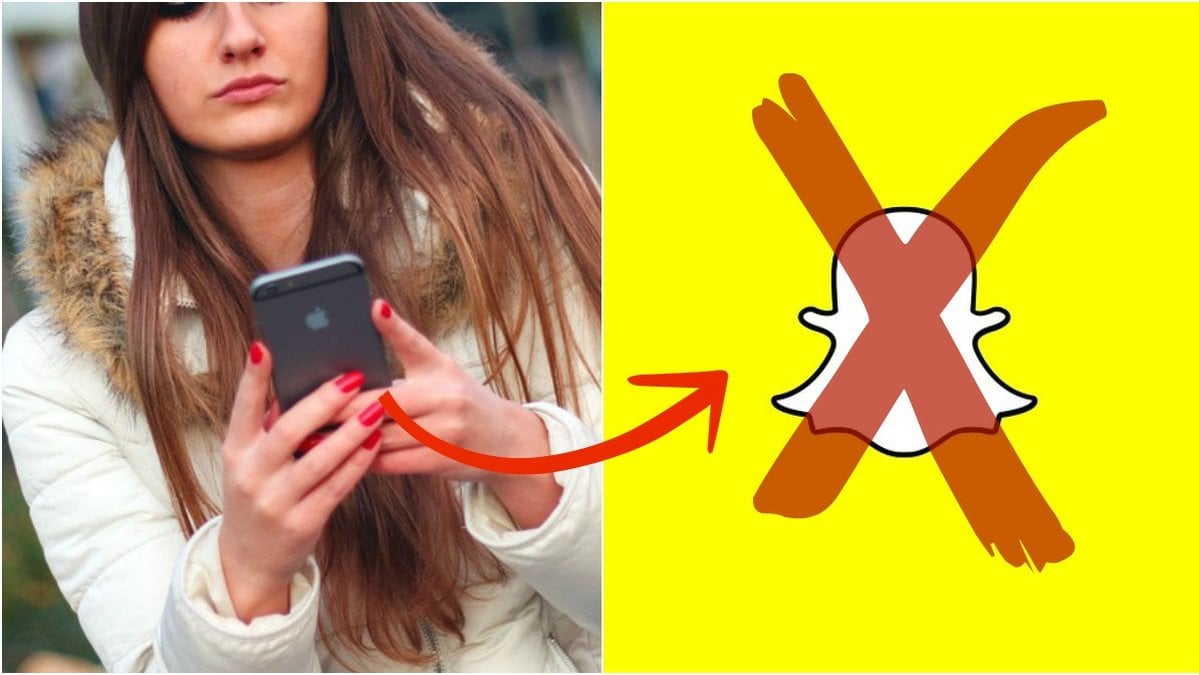 Har personen tagit bort mig på Snapchat?