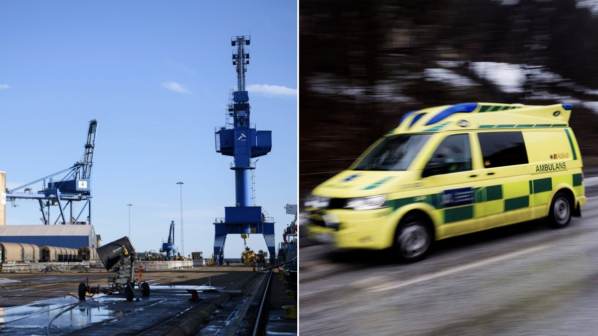 Oxelösunds hamn. Genrebilder.