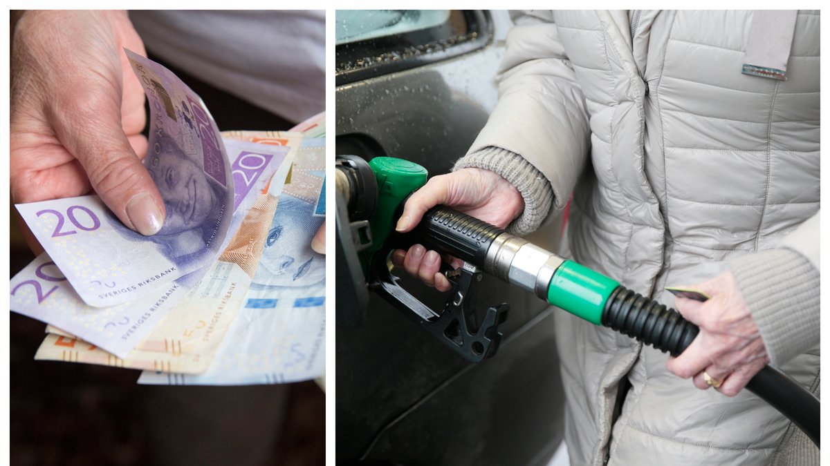 Bensinen och dieseln blir nu dyrare.