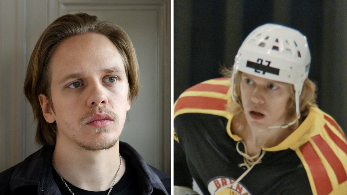 Valter Skarsgård spelar Börje Salming i nya serien på Viaplay. 